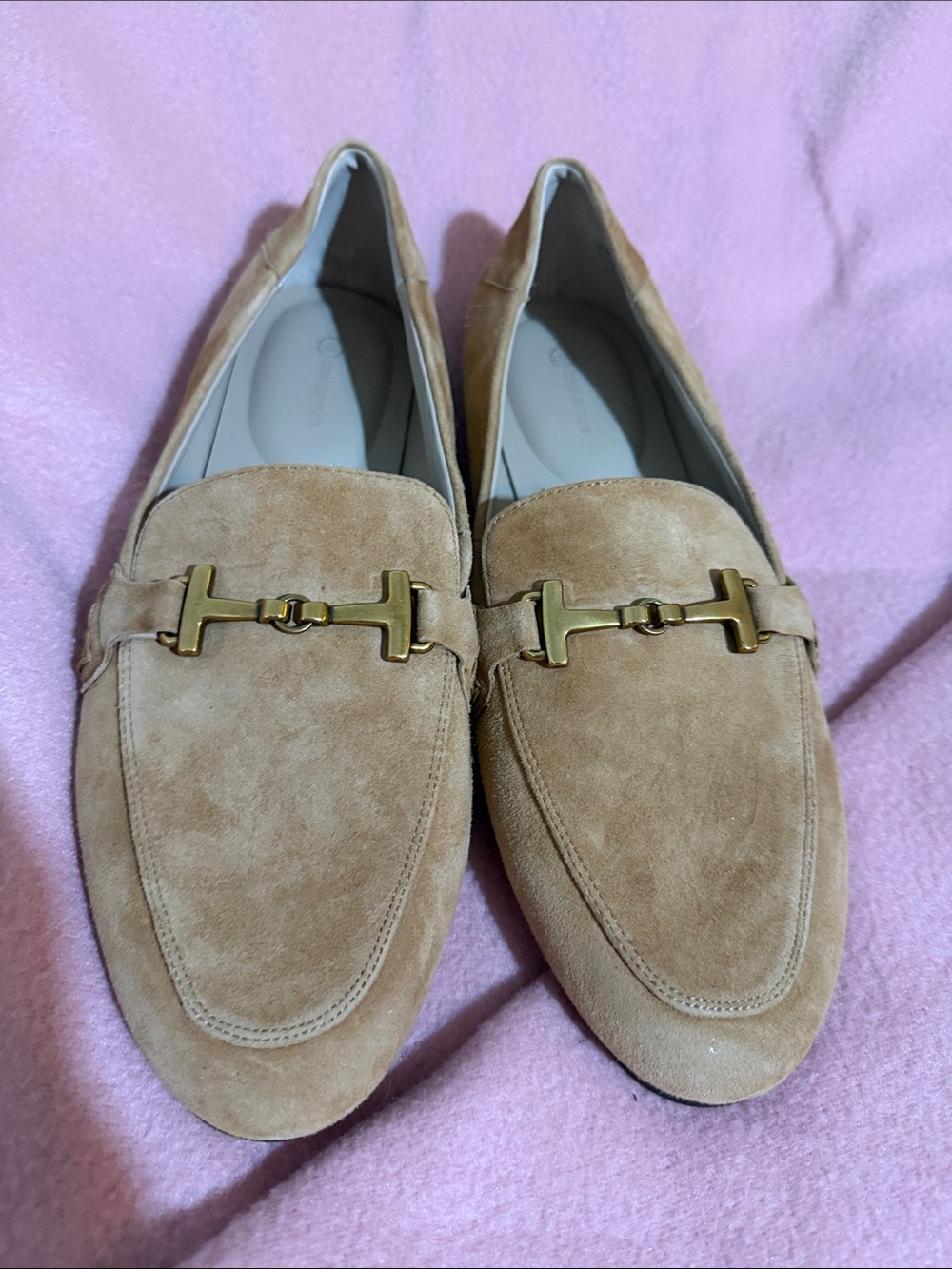 Giani Bernini size 9 women's loafers suede business
